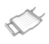 OEBUAFI Cuchilla para Queso, Alambre de Acero Inoxidable Duradero, Cuchilla de Mano para Pan con Escala de Rejilla Precisa para Alimentos DIY, Aleación de Aluminio, Acero Inoxidable (20MM)