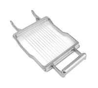 OEBUAFI Cuchilla para Queso, Alambre de Acero Inoxidable Duradero, Cuchilla de Mano para Pan con Escala de Rejilla Precisa para Alimentos DIY, Aleación de Aluminio, Acero Inoxidable (10mm)