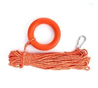 OEBUAFI Cuerda Salvavidas de PVC de 6 Mm y 30 M con Anillos de Gancho Cuerda de Rescate de Agua para Seguridad en la Piscina Equipo para Piscina Accesorios para Equipo para