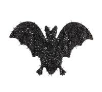 OEBUAFI Decoraciones de Murciélagos Negras de 10 Cm No Tejidas para Halloween, Juego de 30 Adornos de Bricolaje para Asustar a Amigos