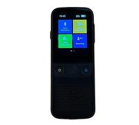 OEBUAFI Dispositivo Traductor Bidireccional Mini Diseño 137 Idiomas en Línea 17 Idiomas sin Conexión Función sin Conexión Fácil de Transportar para Entretenimiento en Reuniones (Black)