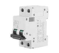 OEBUAFI Disyuntor de Aire en Miniatura de bajo Voltaje, 250V CC, 2P, 16A/32A/63A, Convenientemente Montado en Riel DIN para Híbrido Eólico y Solar (63A)