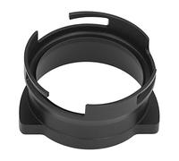 OEBUAFI Embudo Dosificador de café en Polvo Ligero de 54 Mm para Portafiltro de 54 Mm, Raspa el Exceso de Polvo para un Banco de Trabajo Más Limpio, Adecuado para Uso Diario, Amantes del café (BLACK)