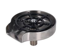 OEBUAFI Enjuagador de Vidrio de Acero Inoxidable, Boquilla de Alta Presión de 5 Orificios, Lavadora Automática de Vasos para Fregadero con Manguera de 80cm para Casa, Bar, Cafetería