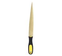 OEBUAFI Escofina para Madera, Herramienta para Tallar Carpintería, Lima de Madera Cónica Dorada con Mango Antideslizante y Cuchillas de Acero para Herramientas (Lima dorada de 8 pulgadas + bolsa de