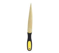 OEBUAFI Escofina para Madera, Herramienta para Tallar Carpintería, Lima de Madera Cónica Dorada con Mango Antideslizante y Cuchillas de Acero para Herramientas (Lima dorada 6 pulgadas + bolsa de