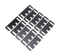 OEBUAFI Espaciador de Hardware de PVC de Cuña de Bisagra de Puerta Duradera para Ajustes Precisos de la Puerta en Uso Doméstico Radio de 5/8 Pulgadas 10 Unidades