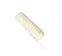 OEBUAFI Estuche de Viaje para Cepillos de Dientes, Taza para Enjuague Bucal Portátil, Caja de Almacenamiento para Cepillos de Dientes y Pasta de con Sello a Prueba de Fugas para (White)