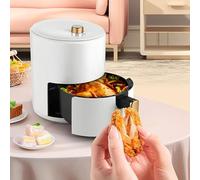 OEBUAFI Freidora de Aire Eléctrica, Horno de Cocina sin Aceite, 6 L, Gran | Construcción en Metal y Plástico, 8.8 Lb de Peso, Tamaño Compacto y Uso Fácil