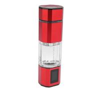 OEBUAFI Generador de Botella de Agua de Hidrógeno Portátil, 5000PPB, 2 Modos de Retrolavado Automático, Jarra de Agua de Hidrógeno de 250ml para Hidratación (rojo)