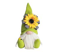 OEBUAFI Good Luck Gnomes Muñeca sin Rostro Enano para Decoración del Festival de Abejas, Gnomo de Felpa Suave para Juegos de Niños, Lindo Adorno de Muñeca de Abeja de Girasol de 11 Pulgadas para