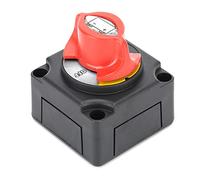 OEBUAFI Interruptor de Desconexión de BateríA de 12 V 300 A, Terminales de Latón Estañado de Cobre de Alta Resistencia con Cubierta Aislante Extraíble, para Baterías de Gran Capac