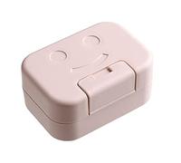 OEBUAFI Jaboneras de Viaje, Jabonera Portátil con Hebilla, Diseño a Prueba de Polvo, Tamaño Compacto 11 * 7,5 * 5 Cm para Viajes Al Aire Libre (OEBUAFIcILNfB1m-10295936)