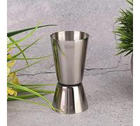 OEBUAFI Jigger de Cóctel Doble de Acero Inoxidable 304 con Diseño de Doble Cabezal Inoxidable para Bar y Hotel (L)