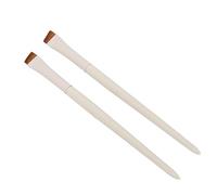 OEBUAFI Juego de Brochas para Cejas Inclinadas de Pelo Suave para una Aplicación Precisa de Maquillaje de Cejas en Hogares, Ideal para Mujeres y Artistas de Maquillaje, 2 Piezas