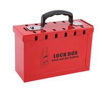 OEBUAFI Juego de Cajas de Bloqueo Grupal Caja de Bloqueo con Diseño de Seguridad Resistente a Impactos para Minas de Carbón Diámetro de Viga de de 6 Mm Adecuado para Petróleo 12 Candados de 38 Mm