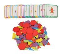 OEBUAFI Juego de Tablero de Rompecabezas Educativo de Madera para Niños, Colores Brillantes y Bordes Suaves para un Tiempo de Juego Divertido y de Aprendizaje, Ideal para Niños Pequeños