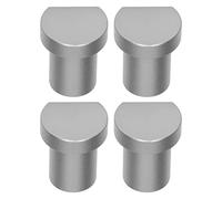 OEBUAFI Juego de Topes de Freno para Banco de Trabajo de Carpintería, 4 Perros de Banco de Aleación de Aluminio para Fijar Tablas de Madera, Clavijas de 20 Mm de Diámetro para Bloque de Límite de