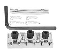 OEBUAFI Juego de Tuercas de Seguridad para Cuerdas, Material de Cobre Ligero con Retenedor de Cuerdas para Músicos en Movimiento (Plata (GE100))