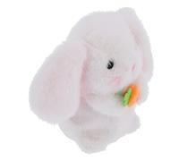 OEBUAFI Juguete de Peluche de Conejo Eléctrico, Repite lo Que Dices para Las Habilidades Lingüísticas, Animales de Peluche de Conejo Realistas para Niños Mayores de Tres Años, Lindo Regalo de Muñeca