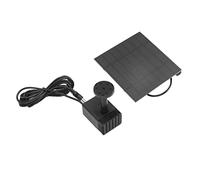OEBUAFI Kit de Bomba Solar para Fuente Bomba de Agua Solar con 6 Boquillas y Cable de 2,5 M para Bebedero de Pájaros, Jardín, Pecera y Decoración de fuentes.