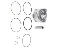OEBUAFI Kit de Reemplazo de Anillos de Pasador de Pistón Juego de Ensamblaje de Pistón de Aleación de Zinc para Generador de Gasolina de Motor 188F GX390, Construcción Antioxidante, Fácil Instalación,