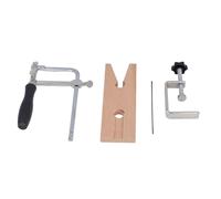 OEBUAFI Kit de Sierra para Joyería 3 en 1, Marco de Sierra Ajustable de Acero Inoxidable de Primera Calidad para Joyeros con 12 Hojas, Abrazadera en C Resistente para la Fabricación de