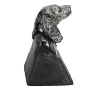 OEBUAFI Lápida de Resina para Perro con Figura de Perro Esculpida, Marcador de Tumba Personalizable para el Recuerdo de la Pérdida de una Mascota