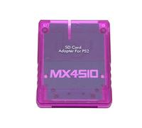 OEBUAFI Lector de Tarjetas de Memoria de Consola de Juegos Profesional para, Adaptador de Tarjeta de Almacenamiento Transparente, Material ABS (Púrpura translúcido)