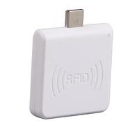 OEBUAFI Lector Móvil Dispositivo de Lectura de Tarjetas Versátil y Confiable para la Gestión de Líneas de Producción Interfaz Tipo C ABS 1 X Unidad (White)