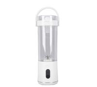 OEBUAFI Licuadora Portátil con Taza de 300 Ml, Mini Exprimidor Recargable | 12 Cuchillas de Acero Dentadas, Recargable Type C, Batería de 2300 MAh, Mezcla Automática de 30 Segundos, Pantalla LCD,