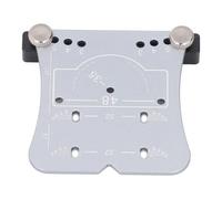 OEBUAFI Localizador de Perforación para Bisagras, Plantilla de (Bisagra | Aleación de Aluminio, Marcador de Margen Ajustable, Espaciado de Agujeros de 3 a 6 Mm, para Bisagra de Brazo Recto de 35