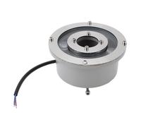 OEBUAFI Luz de Fuente LED, Foco Subacuático Sumergible de Alto Brillo de Acero Inoxidable con Luces de Estanque IP68 para Piscina, Paisaje, Estanque de Jardín (Blanco 6W)