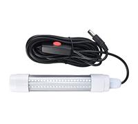 OEBUAFI Luz de Pesca Sumergible de 126 LED IP68 Impermeable 1000 LM 13 W Haz de 360 ° Luz de Señuelo de Peces Subacuático con Voltaje Amplio AC12-36 V para Pesca Nocturna (Blue)
