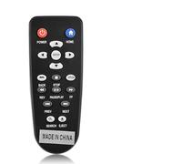 OEBUAFI Mando a Distancia de Repuesto Duradero para WDTV001RNN, ABS Resistente Al Desgaste, Larga Distancia Remota, para WDTV Mini HD Hub Media Player, Negro, 1 Unidad