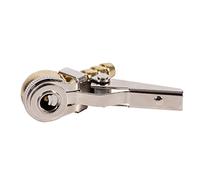 OEBUAFI Mandril de Aire para Válvula de Neumático, Espiga para Manguera Duradera, Medidor de Inflador de Pie de Bola con Clamp/Holder para Conector Rápido Universal para Motocicleta y Coche