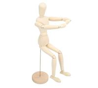 OEBUAFI Maniquí de Dibujo de Madera de 14 Articulaciones, Modelo de Artista, Figura de Boceto Poseable Flexible para Artistas, Decoración del Hogar para Niños con Material de Madera de