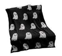 OEBUAFI Manta Suave de Halloween, Manta Fantasma para Acampar y Picnics, Poliéster Cómodo, 1 Pieza (100x15 0cm/39x59in 650g/22,9oz)