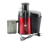 OEBUAFI Máquina Exprimidora Máquina Exprimidora Centrífuga Extractor de Jugo de 800 W con Cuchillas de Acero Inoxidable y Colador Ultrafino para Frutas Enteras y Verduras (rojo Enchufe europeo 220V)