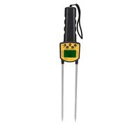 OEBUAFI Medidor Digital de Humedad de Grano con Retroiluminación LCD para | Material ABS, Sonda de Acero de Doble Barra, Rango de Medición de 7,5 a 50 %, Temperatura Ambiente de 0 a 40 ℃