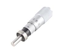 OEBUAFI Micrómetro de Tipo Redondo para Instrumentos de Medición Precisos, Aguja Micrométrica Plateada de 0-13 Mm con Precisión de 0,01 Mm, Ideal para Pruebas de Sistemas de Comunicación óptica, 1