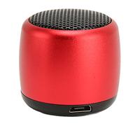 OEBUAFI Mini Altavoz Bluetooth Portátil para Amantes de la Música, Diseño Recargable con Salida de Gran Volumen para Uso Doméstico, Aleación de Aluminio Duradera, Tamaño de Bolsillo (Rojo)