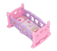 OEBUAFI Mini Cuna para Muñecas Segura, Cuna Decorativa para Muebles de Muñecas, Puente para Interacción Entre e Hijos, Muy Resistente a Caídas, para Compañía Entre e Hijos