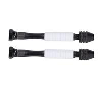 OEBUAFI Mini Herramienta de Mano de Taladro Helicoidal, Mandril Ajustable Antideslizante de 2 Uds para Perforación Precisa de Acero Inoxidable