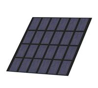 OEBUAFI Mini Panel Solar de Polisilicio de 1,5 W y 6 V, Panel Solar Encapsulado de Alta on Embalaje de Resina Resistente Al Agua para Lámparas de Juguetes Solares de