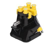 OEBUAFI Mini Tornillo de Banco de Ajuste Preciso, Aleación de Aluminio Duradera para Aserrado y Manualidades con Cincel Grande, 1x Negro