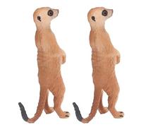 OEBUAFI Modelo de Suricata, Apariencia Realista, Ambiente Alegre, 2 uds., Figuras de Animales de Pie para Juegos Imaginativos Infantiles