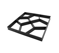 OEBUAFI Molde de Hormigón Reutilizable para Adoquines de Caminos de 15,7 X 15,7 X 1,6 Pulgadas, Adoquín de Escalones para Pasarelas de Jardín y Patio, con Construcción de Plástico ABS,