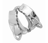 OEBUAFI Molde para Bola de Masa de Acero Inoxidable, Prensa Eficiente para Hacer Comida Deliciosa, Herramienta para Pastel de Frutas en la Cocina (S)