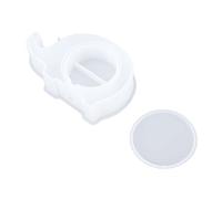 OEBUAFI Molde para Hucha, Molde de Resina de Silicona Elástica Suave con Forma de Animal para Pegamento Epoxi, Fácil de Limpiar y desmoldar. (Hucha Elefante 02)